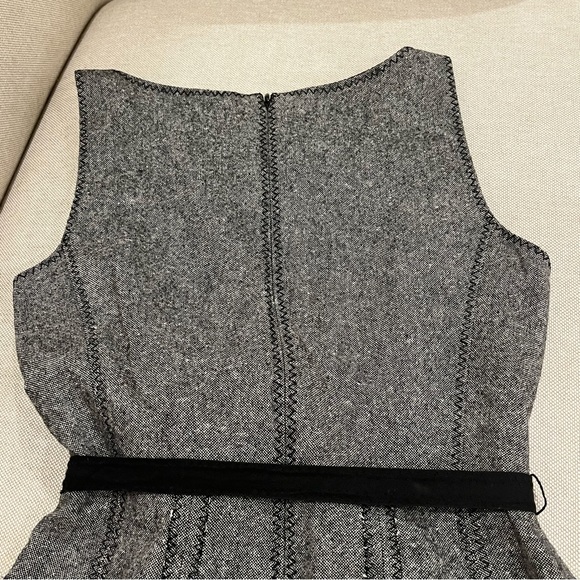 Ann Taylor Loft Wool Embroidered Pleated Dress - Picture 2 of 5
